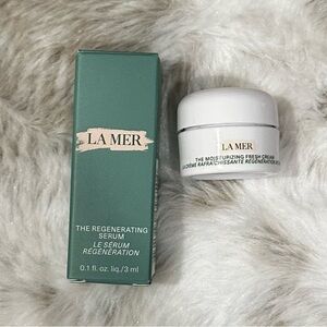 La Mer The Regenerating Serum and Moisturizing Cream Travel Sizes